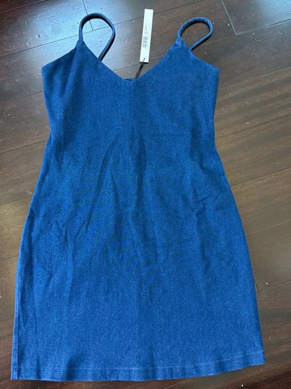 Susana Monaco Blue Spaghetti Strap Mini Dress